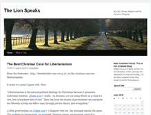 Tablet Screenshot of lionspeak.asinglelion.com